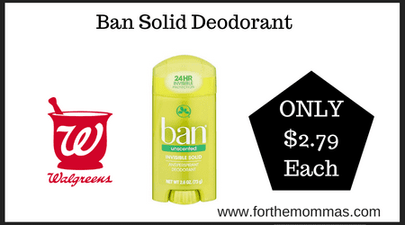 Ban Solid Deodorant