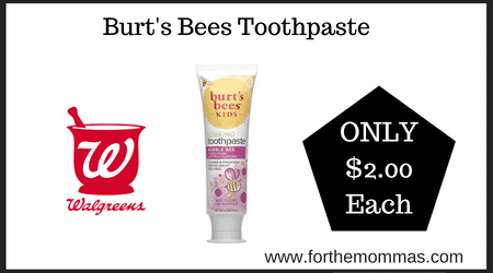 Burt's Bees Toothpaste