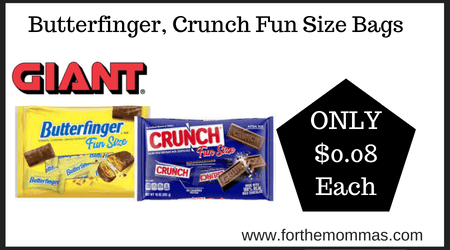 Butterfinger, Crunch Fun Size Bags