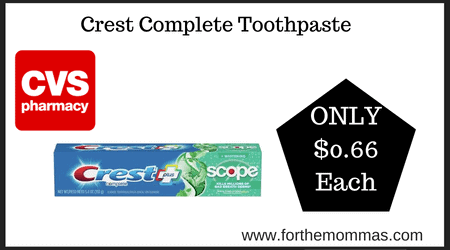 Crest Complete Toothpaste