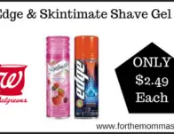 Edge & Skintimate Shave Gel