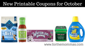 New Printable Coupons for October