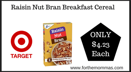 Raisin Nut Bran Breakfast Cereal