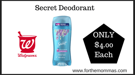 Secret Deodorant