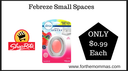 ShopRite Deal on Febreze Small Spaces