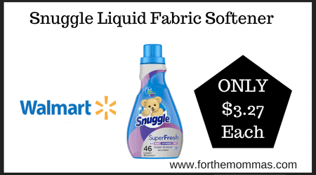 Snuggle Liquid Fabric Softener