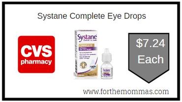 Systane Complete Eye Drops at CVS ONLY $7.24