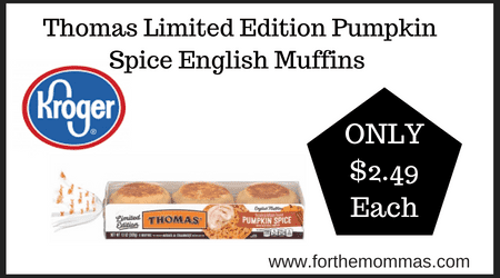 Thomas Limited Edition Pumpkin Spice English Muffins