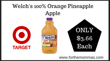 Welch's 100% Orange Pineapple Apple