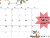 What’s On Sale In January?
