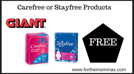 Carefree or Stayfree Products