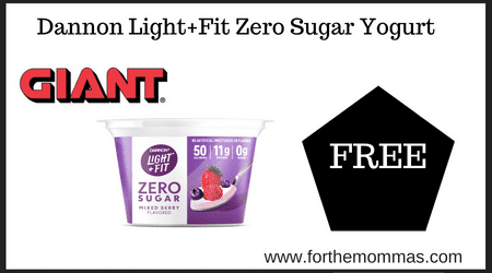 Dannon Light+Fit Zero Sugar Yogurt