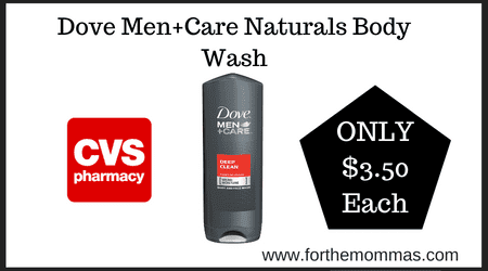 Dove Men+Care Naturals Body Wash