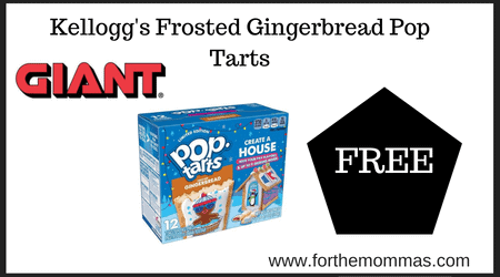 Kellogg's Frosted Gingerbread Pop Tarts