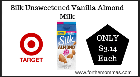 Silk Unsweetened Vanilla Almond Milk
