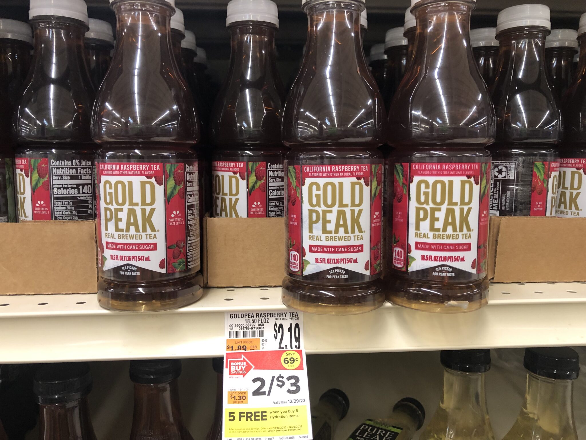 Giant: Gold Peak Drinks JUST $0.75 Each Thru 12/29