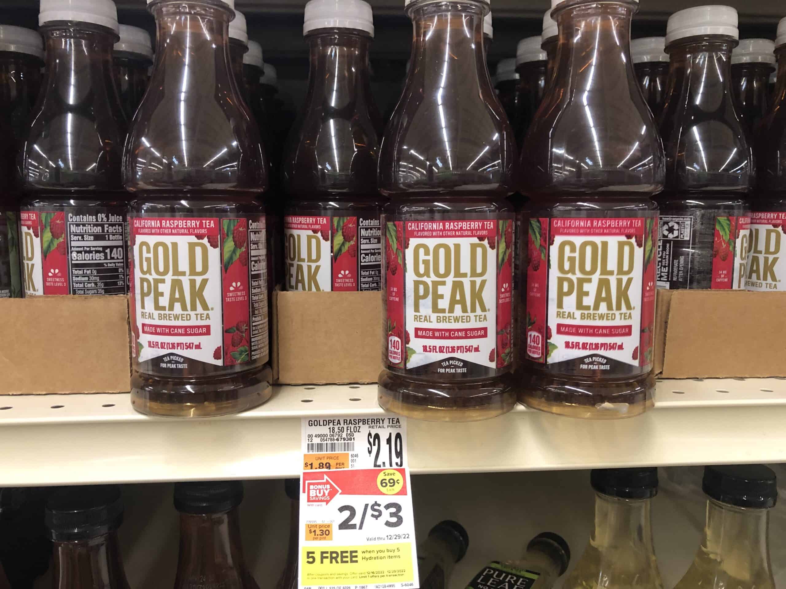 Giant Deal on Gold Peak Drinks