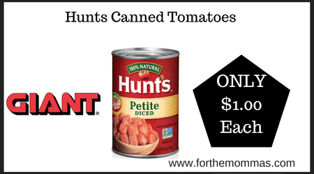 Hunts Canned Tomatoes