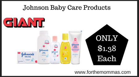 Johnson Baby Care Products