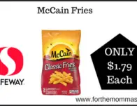 Safeway Deal on McCain Fries