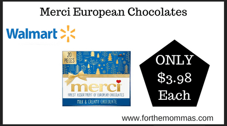 Merci European Chocolates Walmart Deal