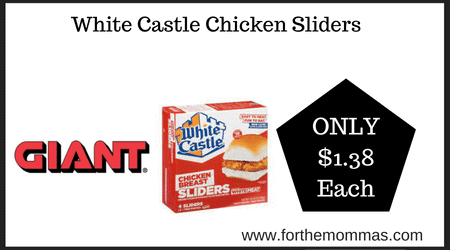White Castle Chicken Sliders