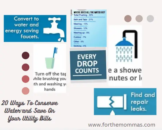 20 Ways To Conserve Water and Save On Your Utility Bills