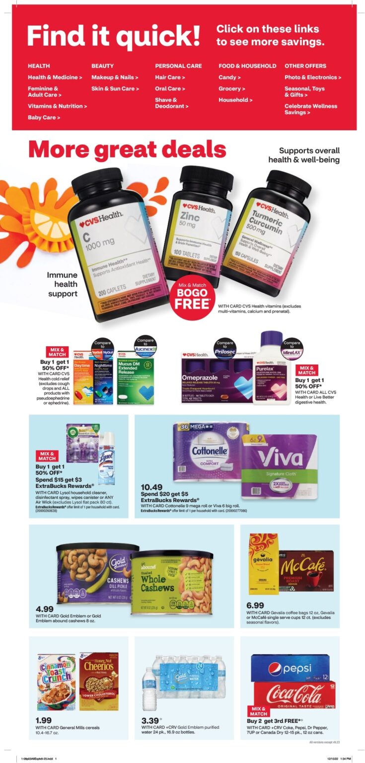 CVS Weekly Ad Circular For This Week (1/8/23 - 1/14/23)