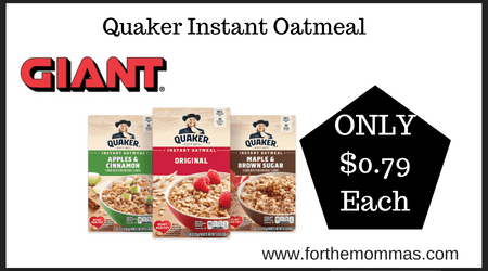 Quaker-Instant-Oatmeal