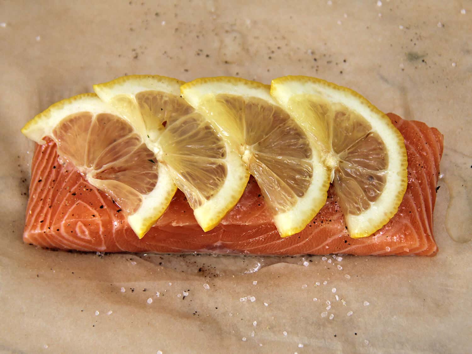 Quick and Easy Baked Salmon en Papilotte with Herbs and Capers