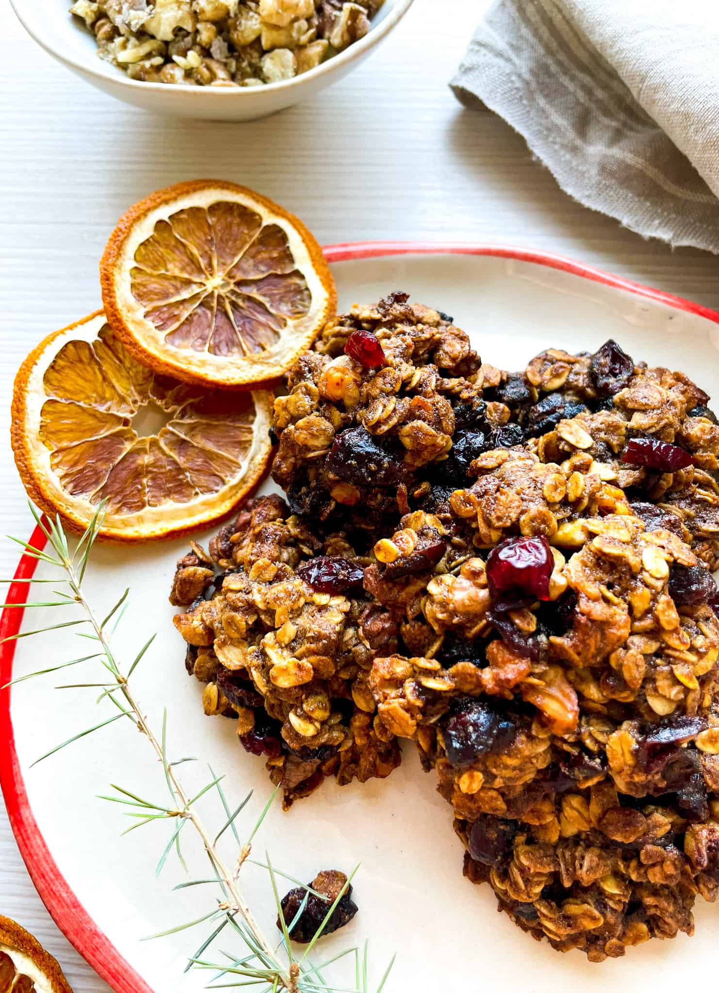 WCOC_08 Soft and Chewy Walnut Cranberry Oatmeal Cookies