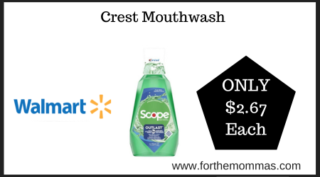 Walmart Deal on Crest Mouthwash