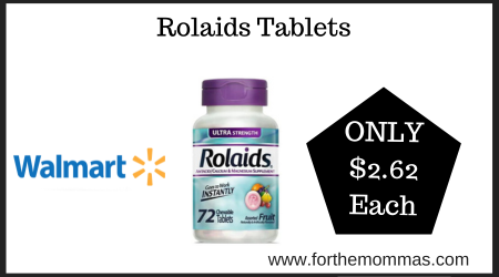 Walmart Deal on Rolaids Tablets