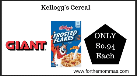 Giant-Deal-on-Kelloggs-Cereal