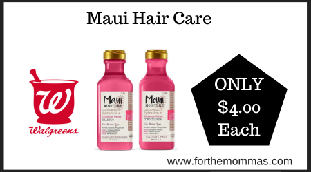 Walgreens Deal on Maui Hair Care