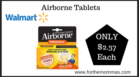 Walmart Deal on Airborne Tablets