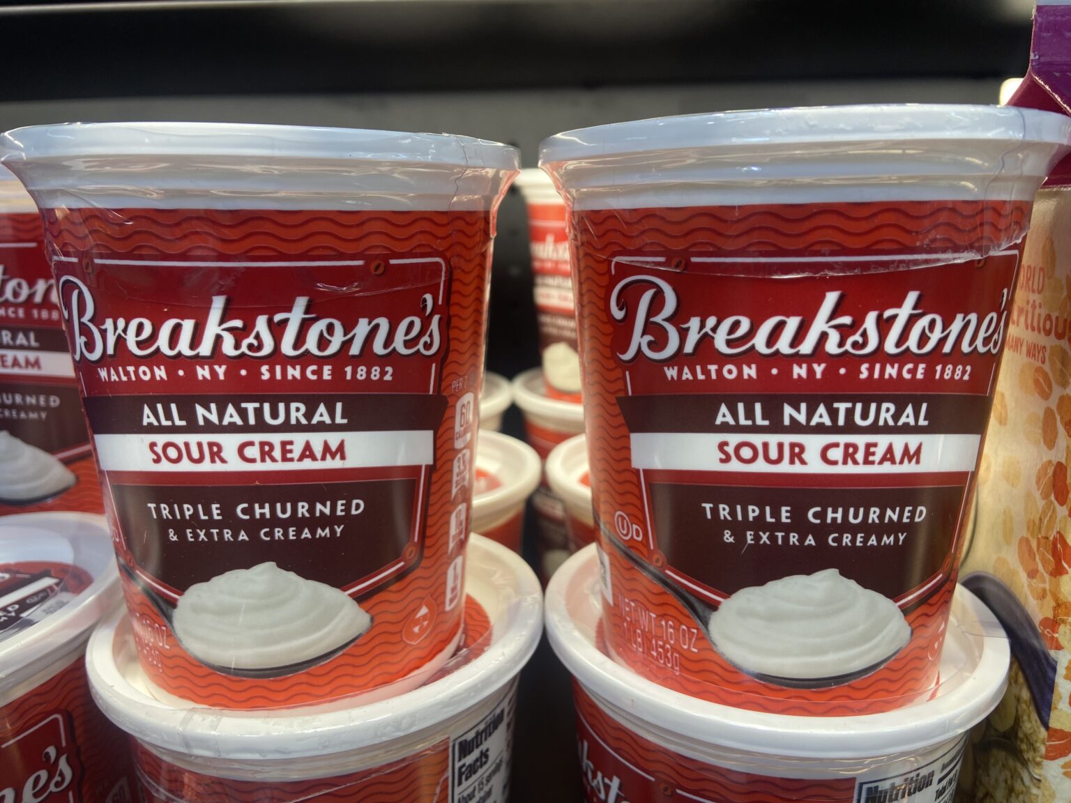 Rebate Deal On Breakstone’s Sour Cream At ShopRite
