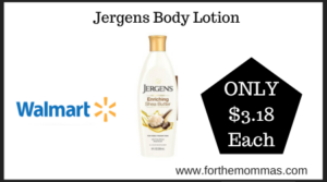 Walmart Deal on Jergens Body Lotion (1)