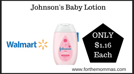 Walmart Deal on Johnsons Baby Lotion