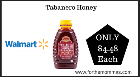 Walmart Deal on Tabanero Honey