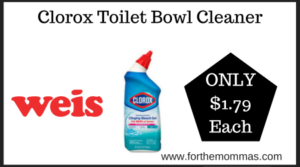 Weis Deal on Clorox Toilet Bowl Cleaner
