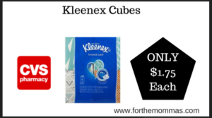 CVS Deal on Kleenex Cubes