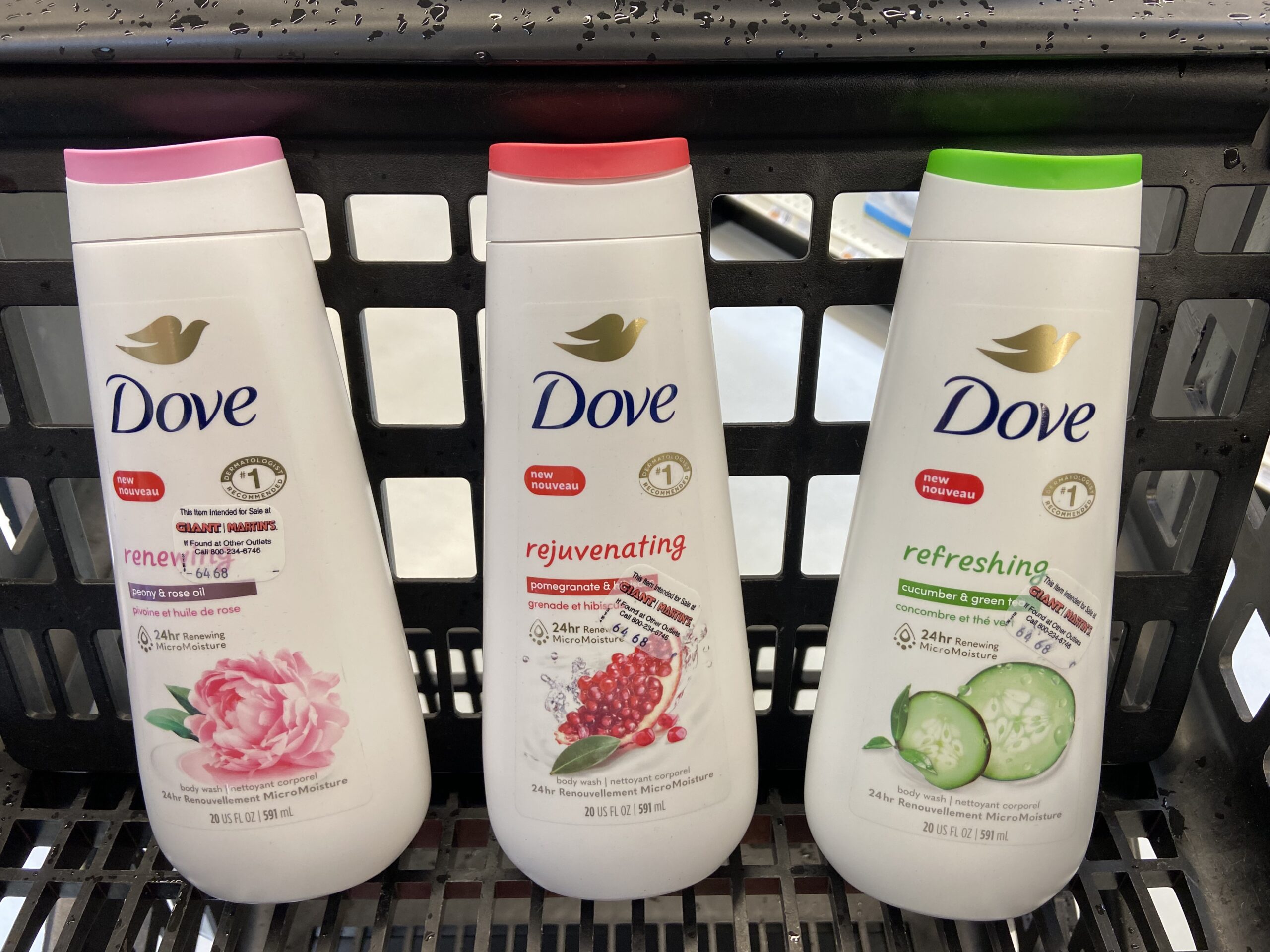 HOT! 2 FREE Dove Body Wash Products at Giant