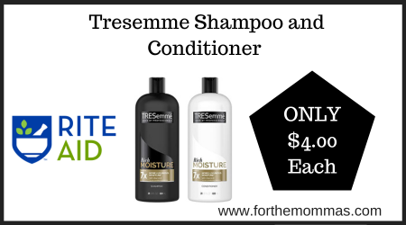 Rite Aid Deal on Tresemme Shampoo and Conditioner (1)
