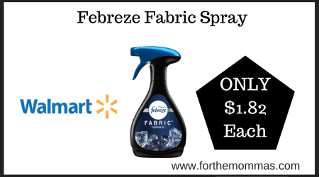 Walmart Deal on Febreze Fabric Spray