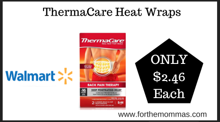 Walmart Deal on ThermaCare Heat Wraps (1)
