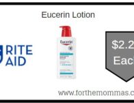Coupon Deal at Rite Aid on Eucerin Lotion Thru 6/3