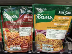 Knorr Pasta Or Rice Sides