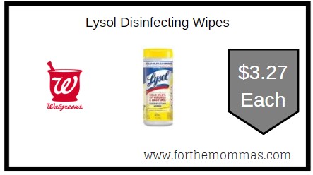 Lysol Disinfecting Wipes WR