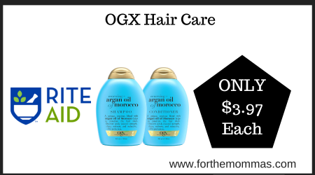 Rite Aid Deal on OGX Hair Care